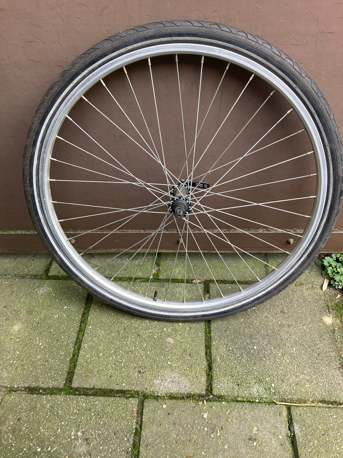Shimano Deore HB-M563 Voorwiel met Band, Fietsen en Brommers, Fietsonderdelen, Wiel, Gebruikt, Ophalen of Verzenden, Aluminium