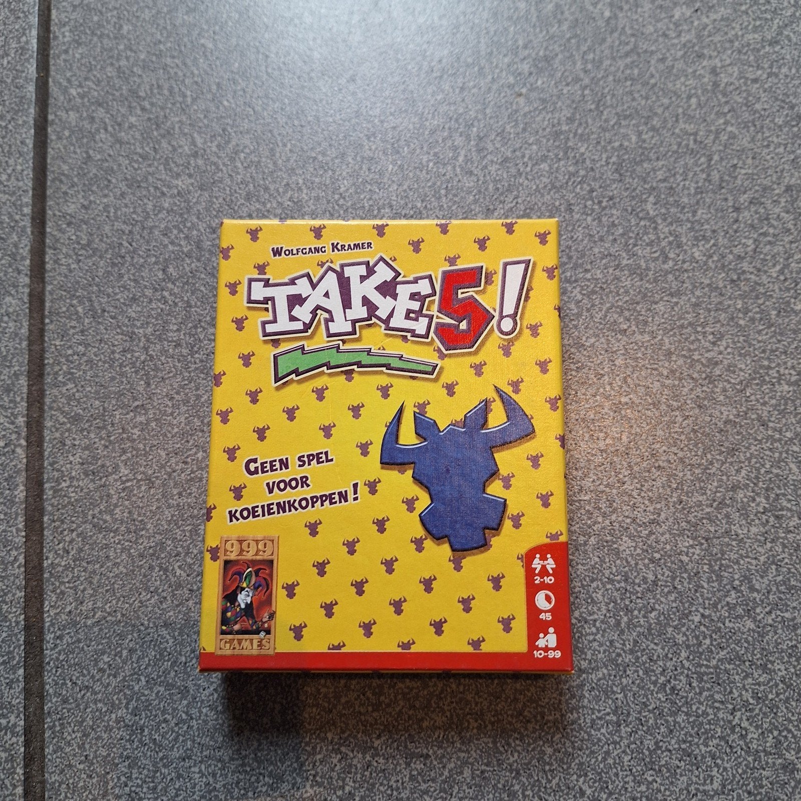 Take 5! Kaartspel van 999 Games, Hobby en Vrije tijd, Gezelschapsspellen | Kaartspellen, Ophalen of Verzenden, Zo goed als nieuw