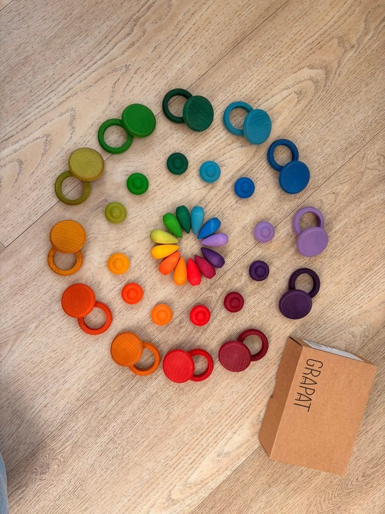 Grapat regenboog mandela 48 stuks, Ophalen of Verzenden, Nieuw