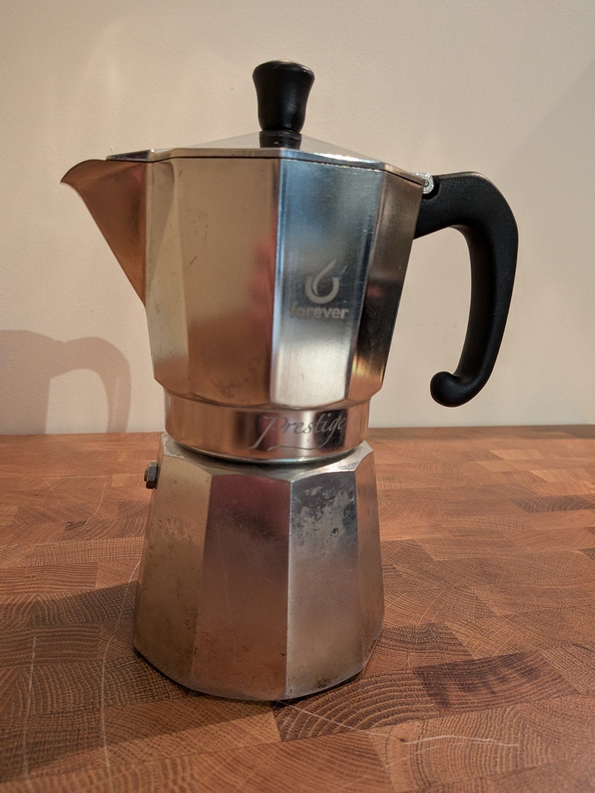 Forever Prestige 6 kops percolator, Ophalen of Verzenden, Gebruikt