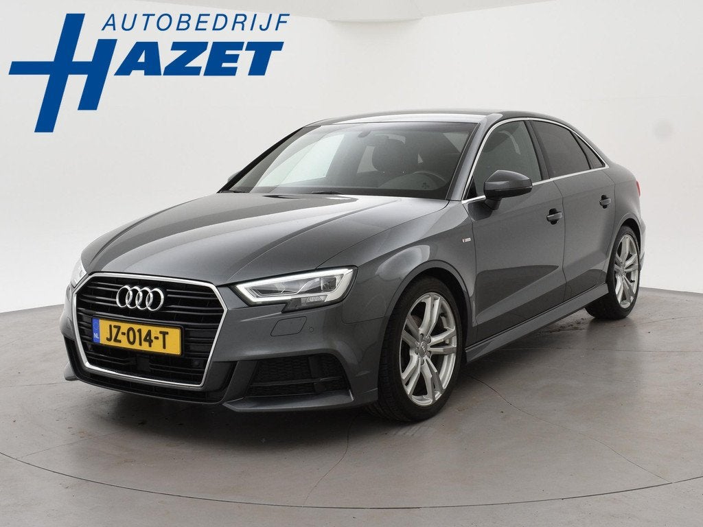 Audi A3 Limousine 1.4 TFSI 150 PK CoD AUT. SPORT 3X S-LINE +, Gebruikt, 4 cilinders, 150 pk, Leder en Stof