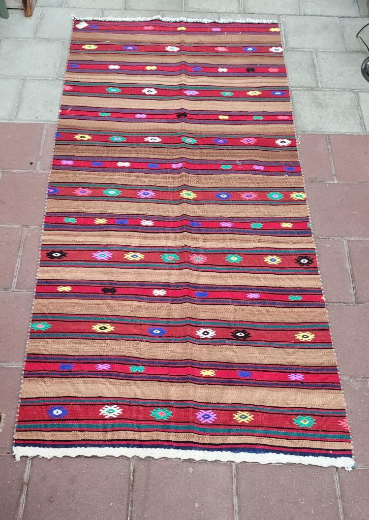 kelim vloerkleed 105x230cm, Huis en Inrichting, 100 tot 150 cm, Goretti Import, Ophalen of Verzenden, Zo goed als nieuw