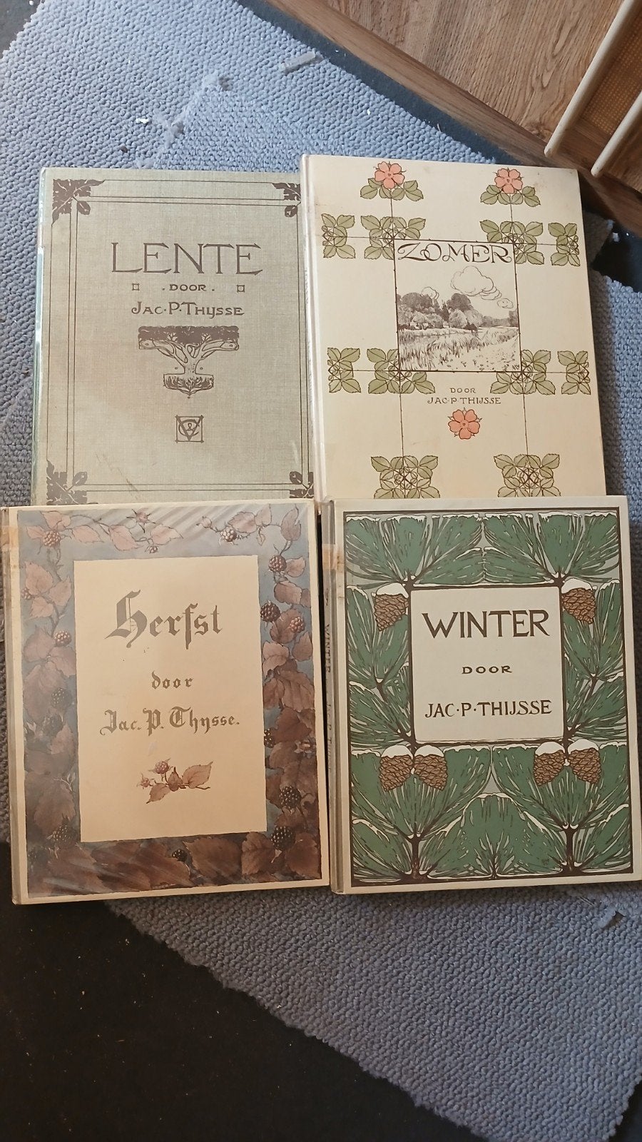 Jac. P. Thijsse - Lente, Zomer, Herfst, Winter (4 boeken), Ophalen of Verzenden, Gelezen, Jac. P. Thijsse, Nederland