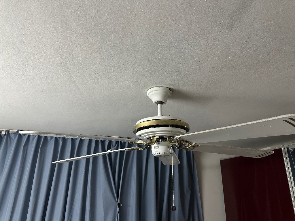 Plafondventilator, Witgoed en Apparatuur, Ventilatoren, Ophalen of Verzenden, Gebruikt, Plafondventilator