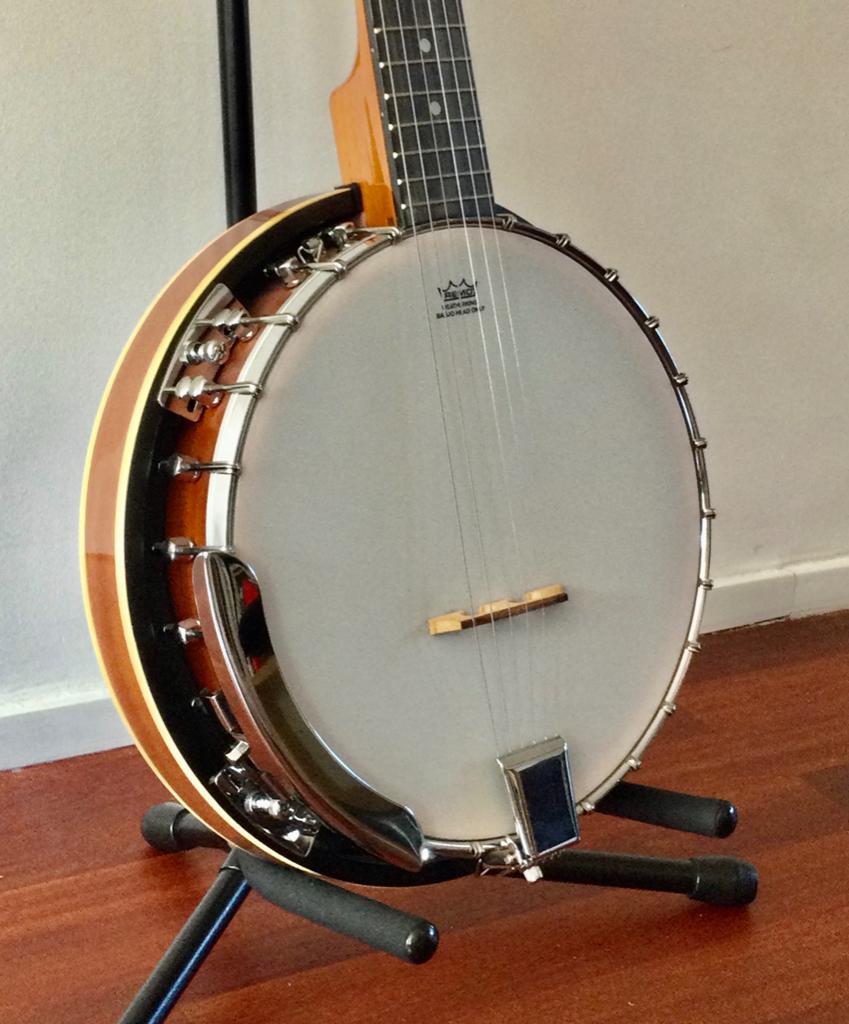 Banjo 6snarig, Muziek en Instrumenten, Ophalen, Zo goed als nieuw, Gitaarbanjo