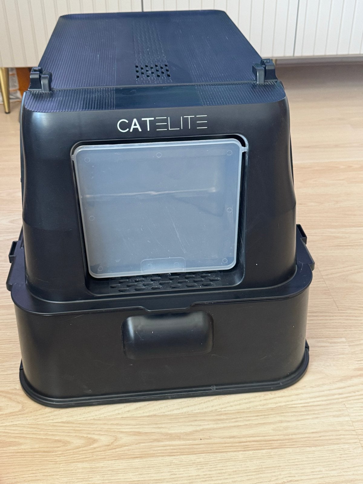 Kattenbak catelite RVS 2 jaar garantie, Dieren en Toebehoren, Kattenbakken, Ophalen, Zo goed als nieuw, Gesloten