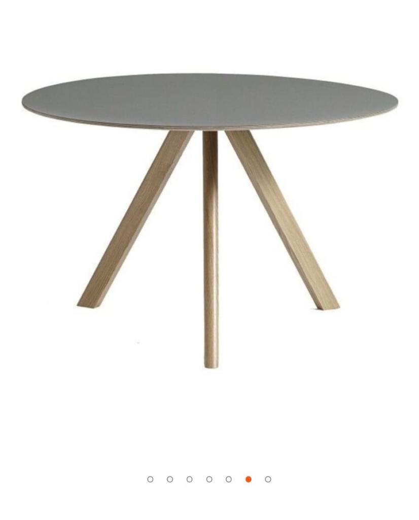 Ronde eettafel Hay, Ophalen, Scandinavisch design, Vier personen, 100 tot 150 cm