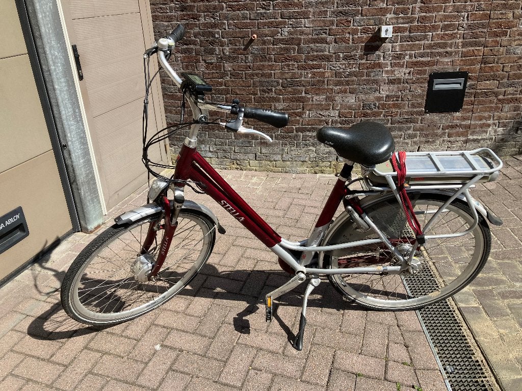 electrische damesfiets, Gebruikt, Versnellingen, 56 cm of meer, Schijfrem