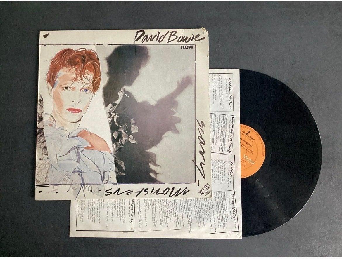 David Bowie - Scary Monsters (LP), Ophalen of Verzenden, 12 inch, LP