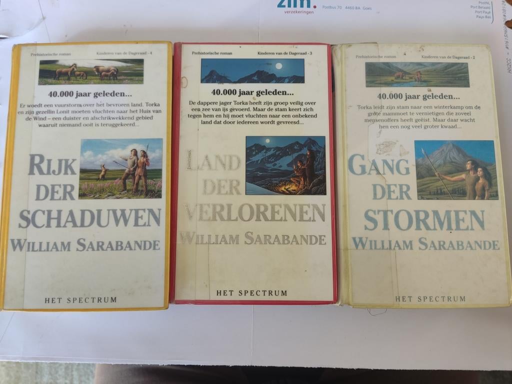 Kinderen van de Dageraad deel 2, 3, 4 - William Sarabande, Boeken, Ophalen of Verzenden