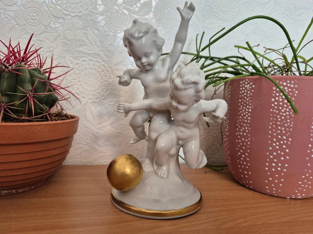 Grafenthal Scheidig porselein putti beeldje, Ophalen of Verzenden