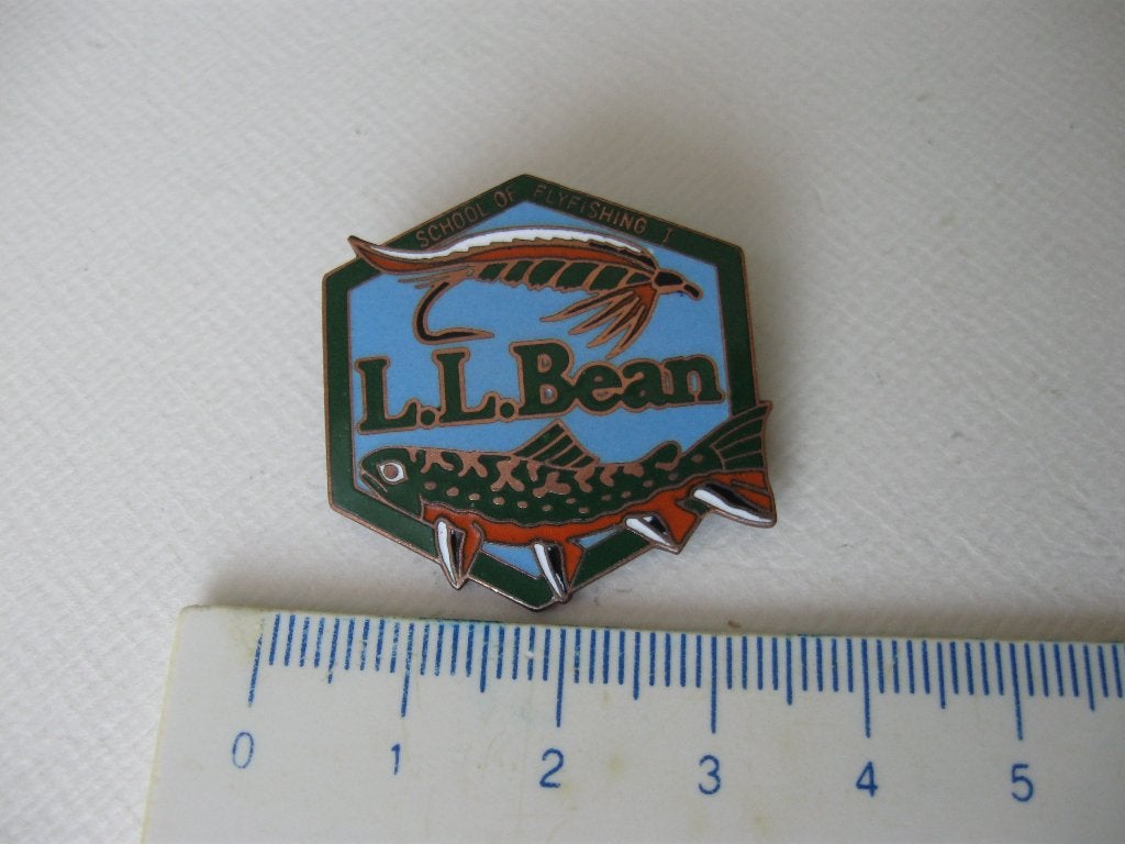Mooie vliegvis speld LL Bean School of Flyfishing, Watersport en Boten, Verzenden, Nieuw, Overige typen