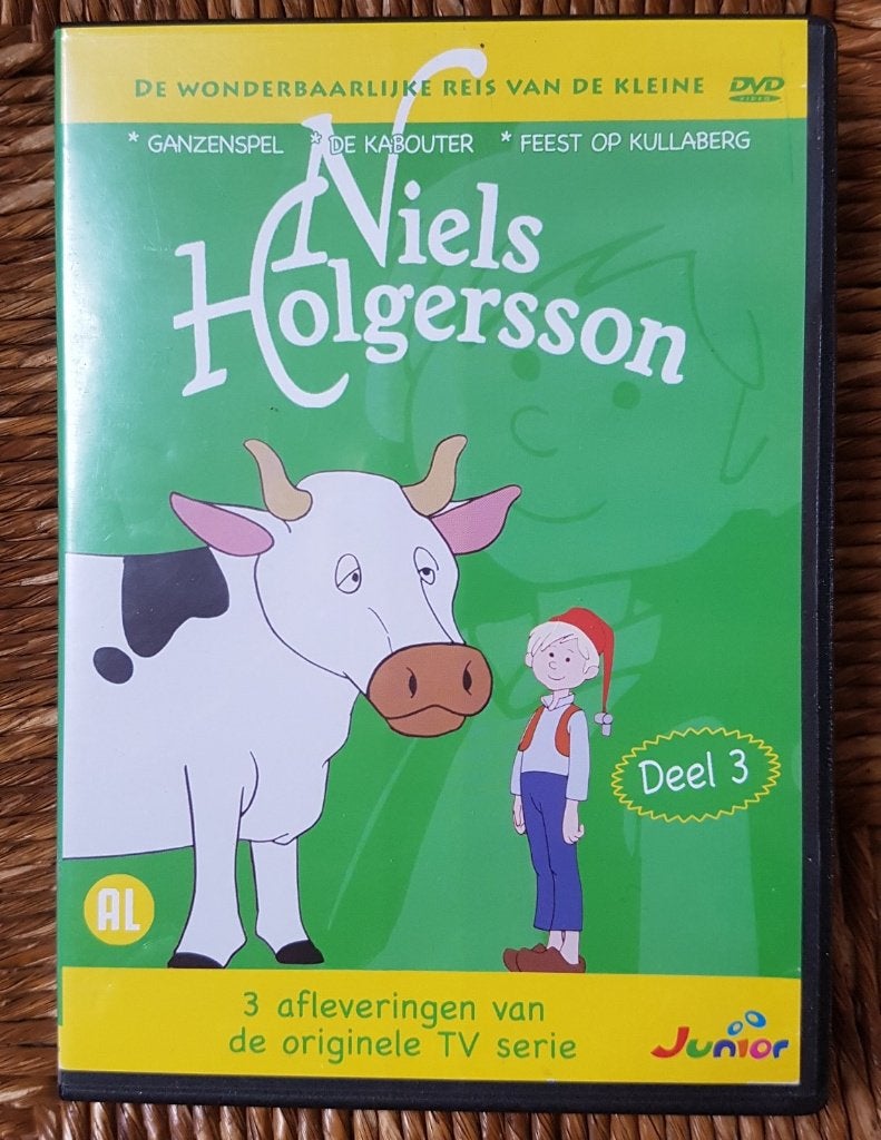 DVD De wonderbaarlijke reis van de kleine Niels Holgersson, Avontuur, Alle leeftijden, Tv-serie, Ophalen of Verzenden