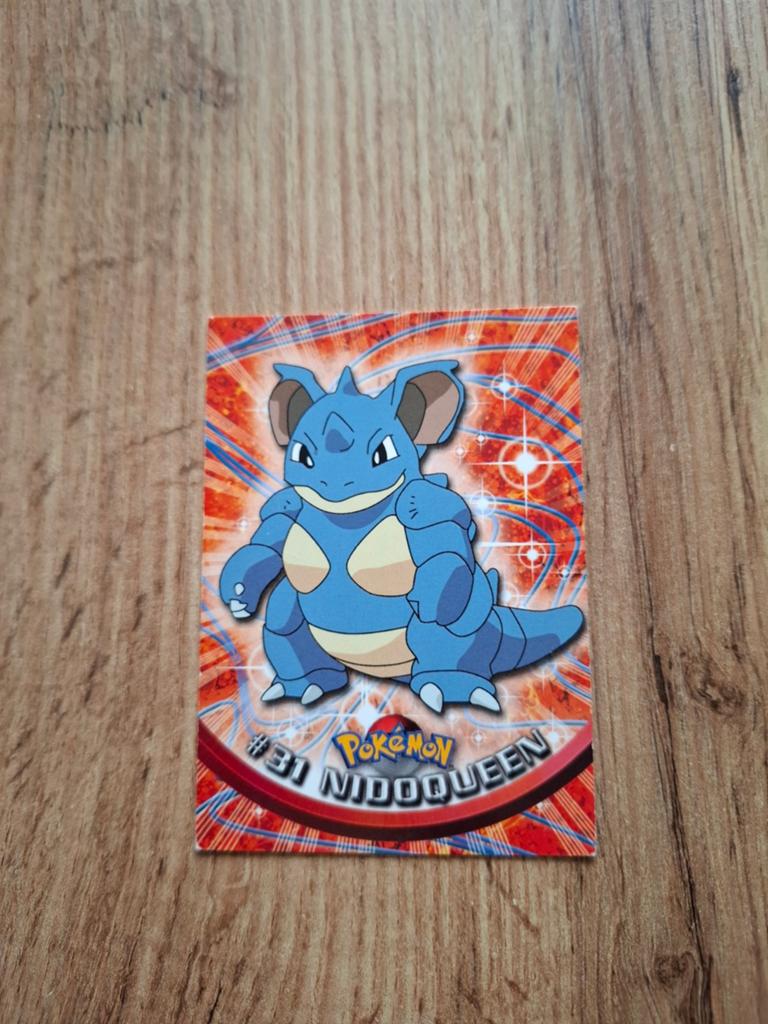 Pokémon Nidoqueen #31 Topps TV Animation Edition Kaart, Ophalen of Verzenden, Gebruikt, Losse kaart