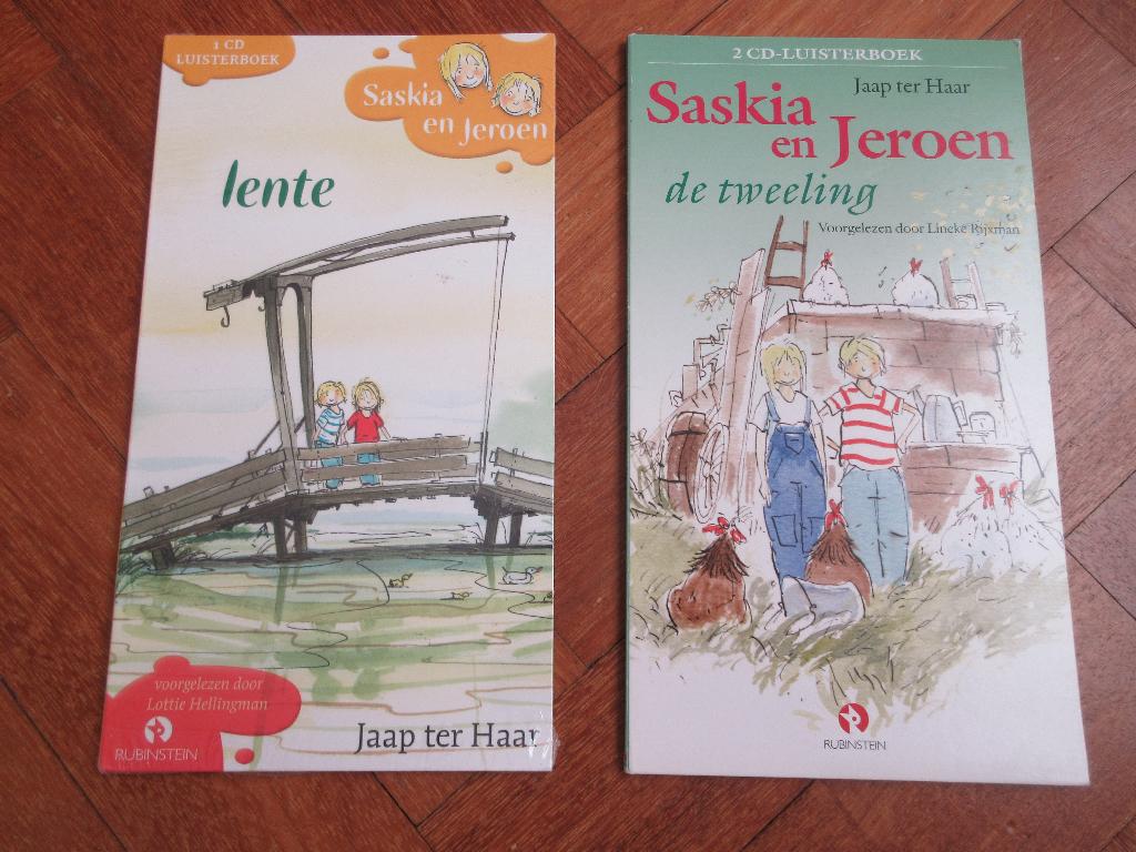 2 x luisterboek Saskia en Jeroen : Lente + De tweeling, Boeken, Luisterboeken, Cd, Kind, Ophalen of Verzenden