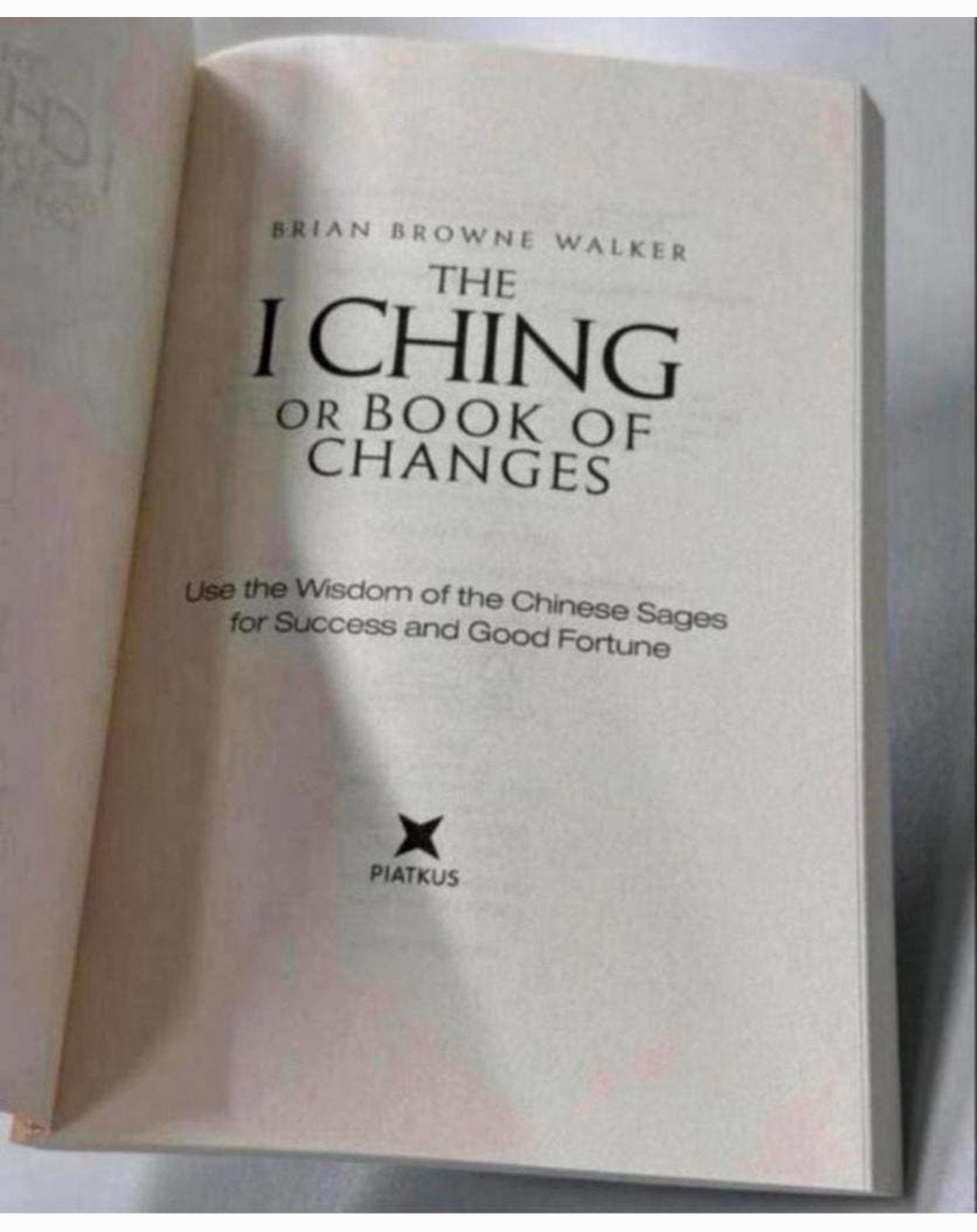 The I Ching Or Book Of Changes, Use the Wisdom and succes, Ophalen of Verzenden, Nieuw