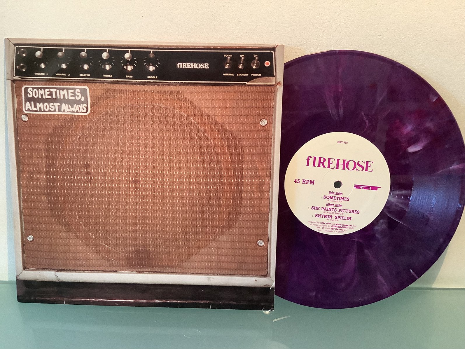 fIREHOSE ‎– Sometimes, Almost Always 10” vinyl paars vinyl, 10 inch, Colored vinyl, Ophalen of Verzenden, Zo goed als nieuw