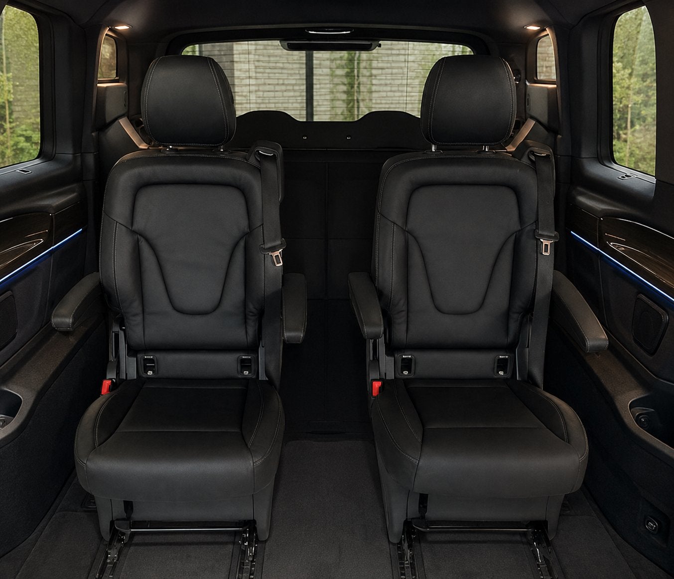 Leren Captain chairs Lugano voor Mercedes-Benz V-Klasse, Ophalen, Gebruikt, Mercedes-Benz