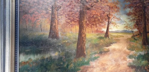 schilderij bomen landschap herftskleuren, Ophalen of Verzenden, 'T Olde Gre-j, Info@toldegrej.nl, Endepoelstraat 20f Didam