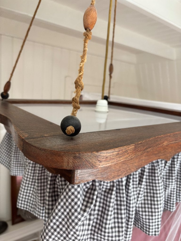 Grootmoeders hanglamp, Huis en Inrichting, Ophalen, Gebruikt, Glas, E27 (groot)