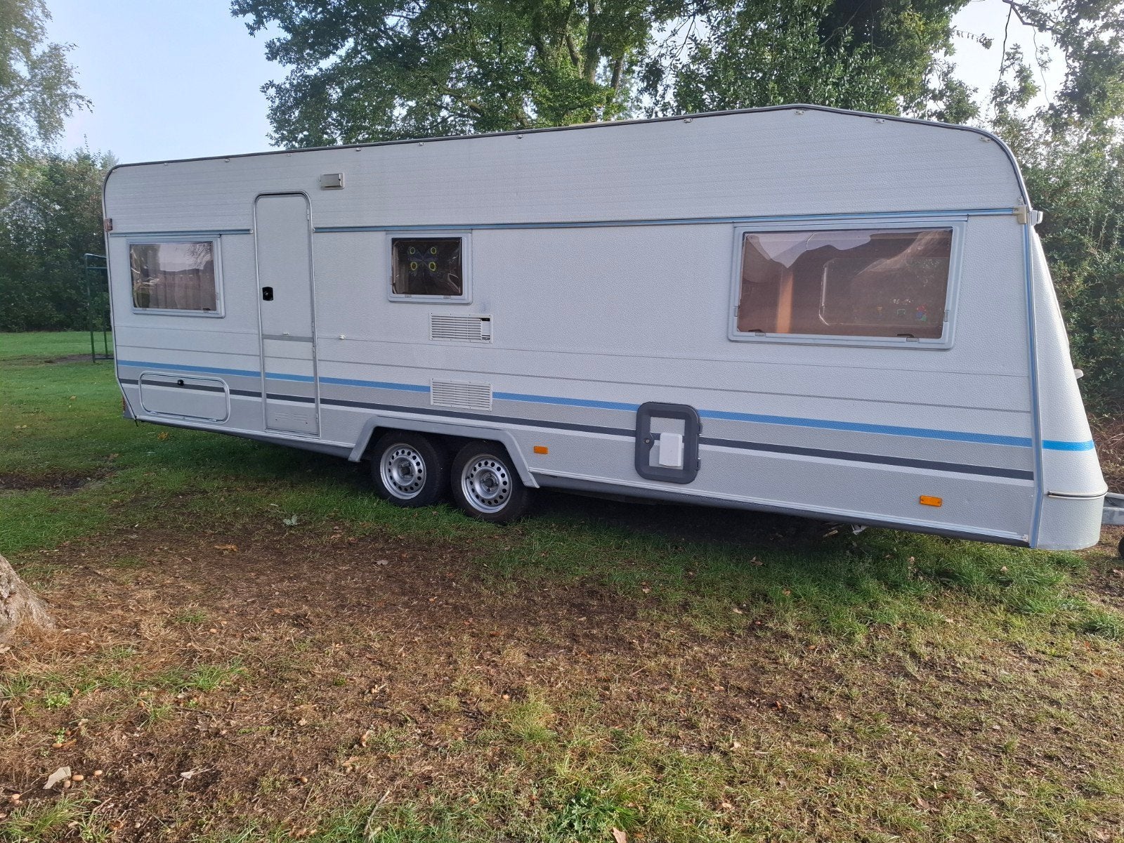 knaus azur 4707 610 1992 tandemasser stapelbed!, Rondzit, Dwarsbed, Particulier, 6 tot 7 meter