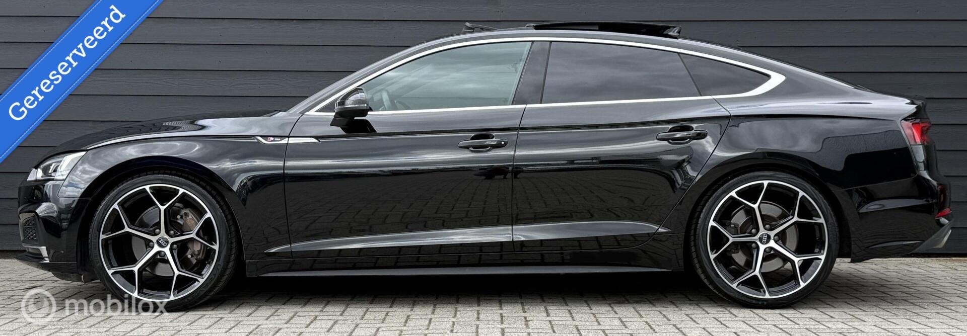 Audi A5 Sportback 45 TFSI quattro S-line Pano.dak/B&O/Leder/, Auto's, Audi, Automaat, 15 km/l, Gebruikt, 4 cilinders