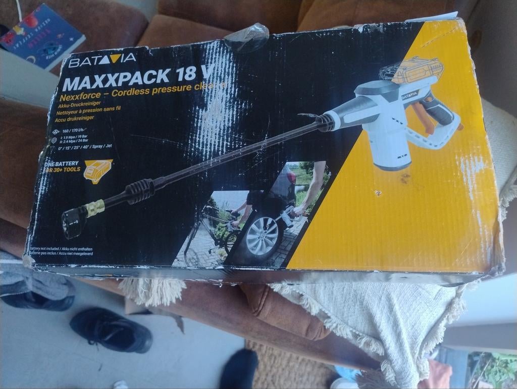 Batavia MAXXPACK 18V Accu Hogedrukreiniger, Ophalen of Verzenden, Nieuw, Accu, Batavia