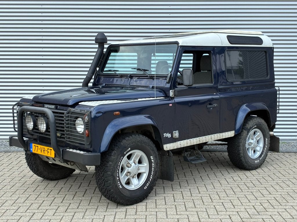 Land Rover Defender 90 Td5 County Hard Top/ Youngtimer, Auto's, Stof, 1611 kg, 2495 cc, Blauw
