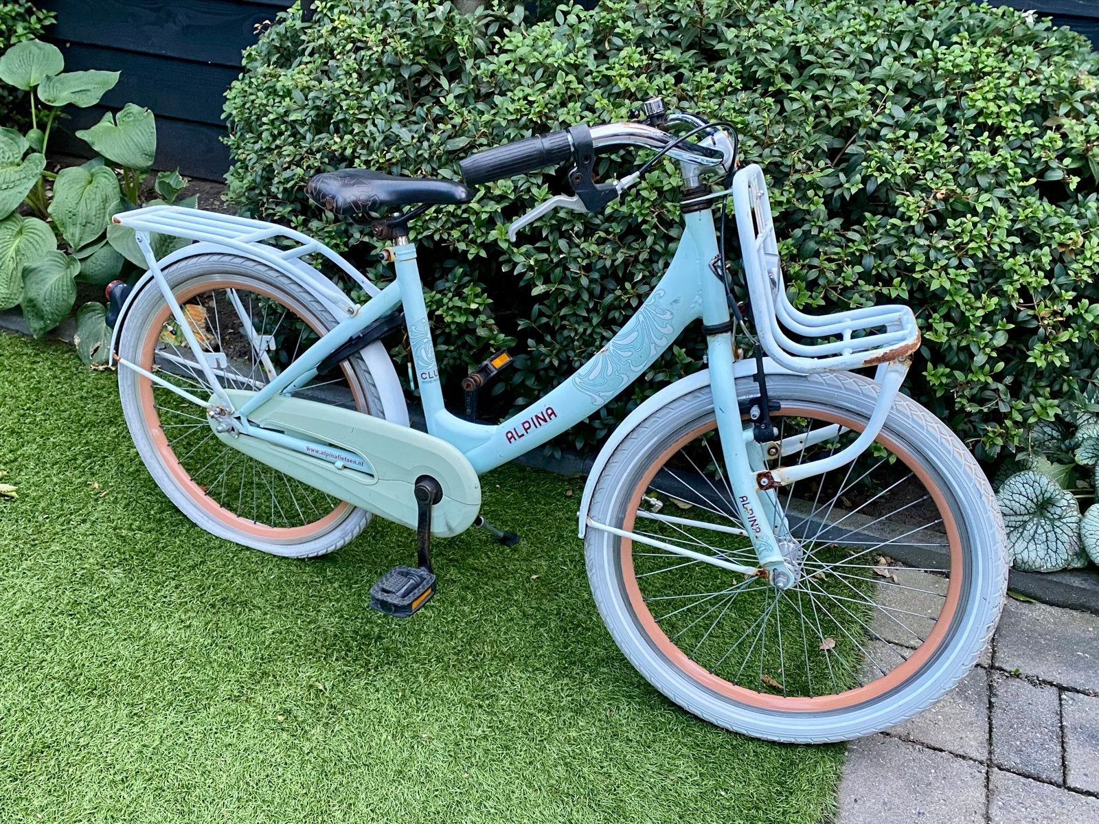 Opknapper: Alpina Clubb kinderfiets 22 inch, Ophalen, Terugtraprem, 22 inch, Gebruikt