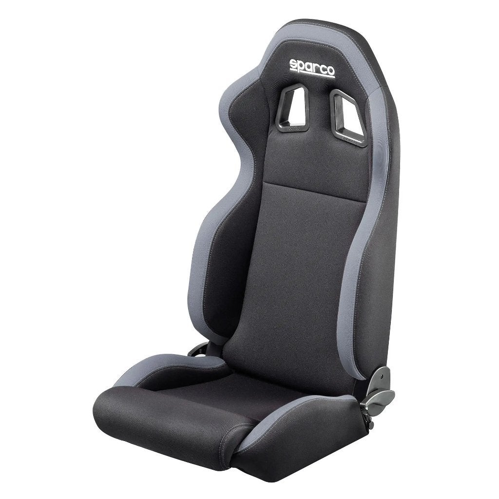 Sparco R100 Zwart Grijs Kuipstoel Sportstoel Racestoel, Ophalen of Verzenden