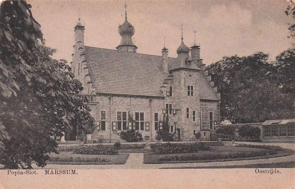 703-403-053 Popta-Slot Marssum Oostzijde, Verzenden, Voor 1920, Friesland