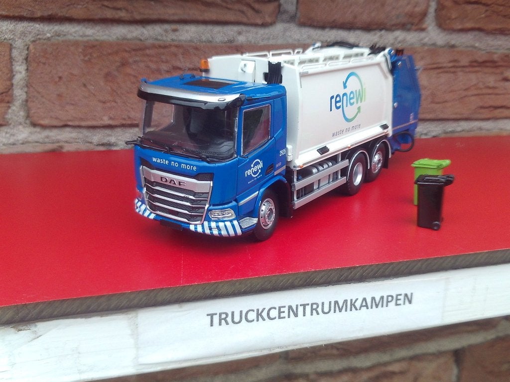 Tekno  Daf  XD  Vuilniswagen  van  Renewi., Hobby en Vrije tijd, Modelauto's | 1:50, Ophalen of Verzenden, Nieuw, Bus of Vrachtwagen