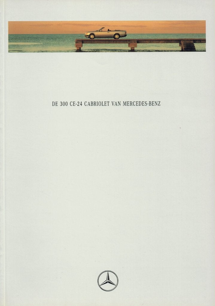Folder Mercedes-Benz 300 CE-24 Cabriolet (A124 - 1992), Verzenden, Gelezen, Mercedes