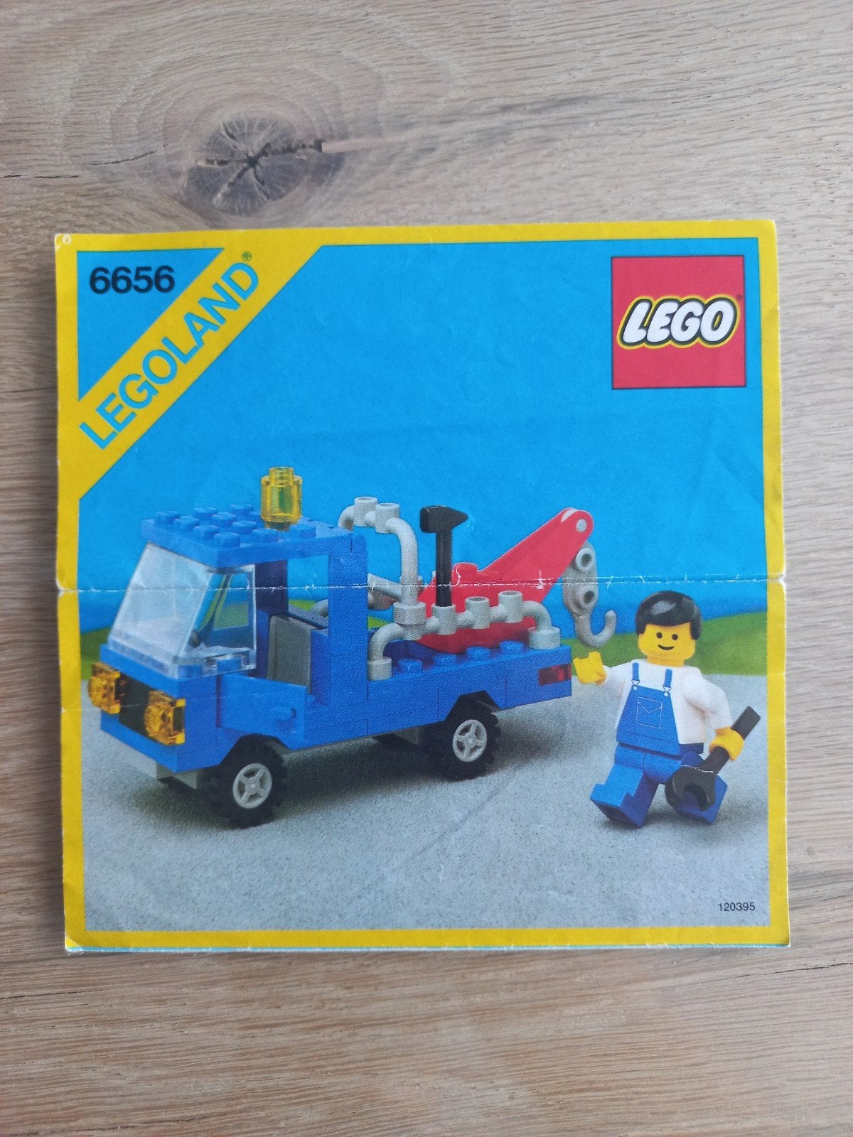 handleiding hoort bij de klassieke LEGO Legoland set 6656 (T, Gebruikt, Lego, Overige typen, Ophalen of Verzenden