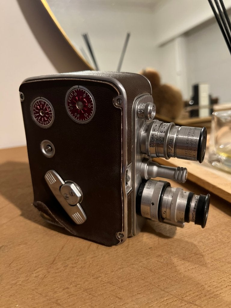 Vintage Bell & Howell Filmo Auto 8 Video Camera jaren '40, Ophalen of Verzenden, 1940 tot 1960, Fototoestel