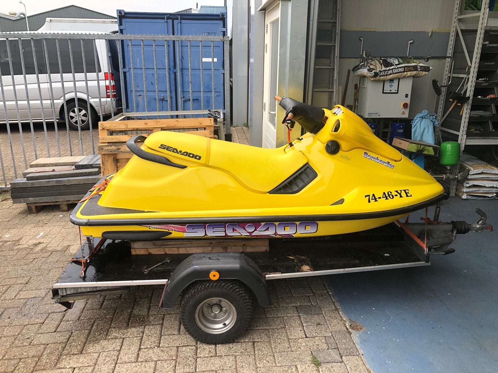 Vintage seadoo, Ophalen of Verzenden, Gebruikt, Benzine, 70 tot 120 pk