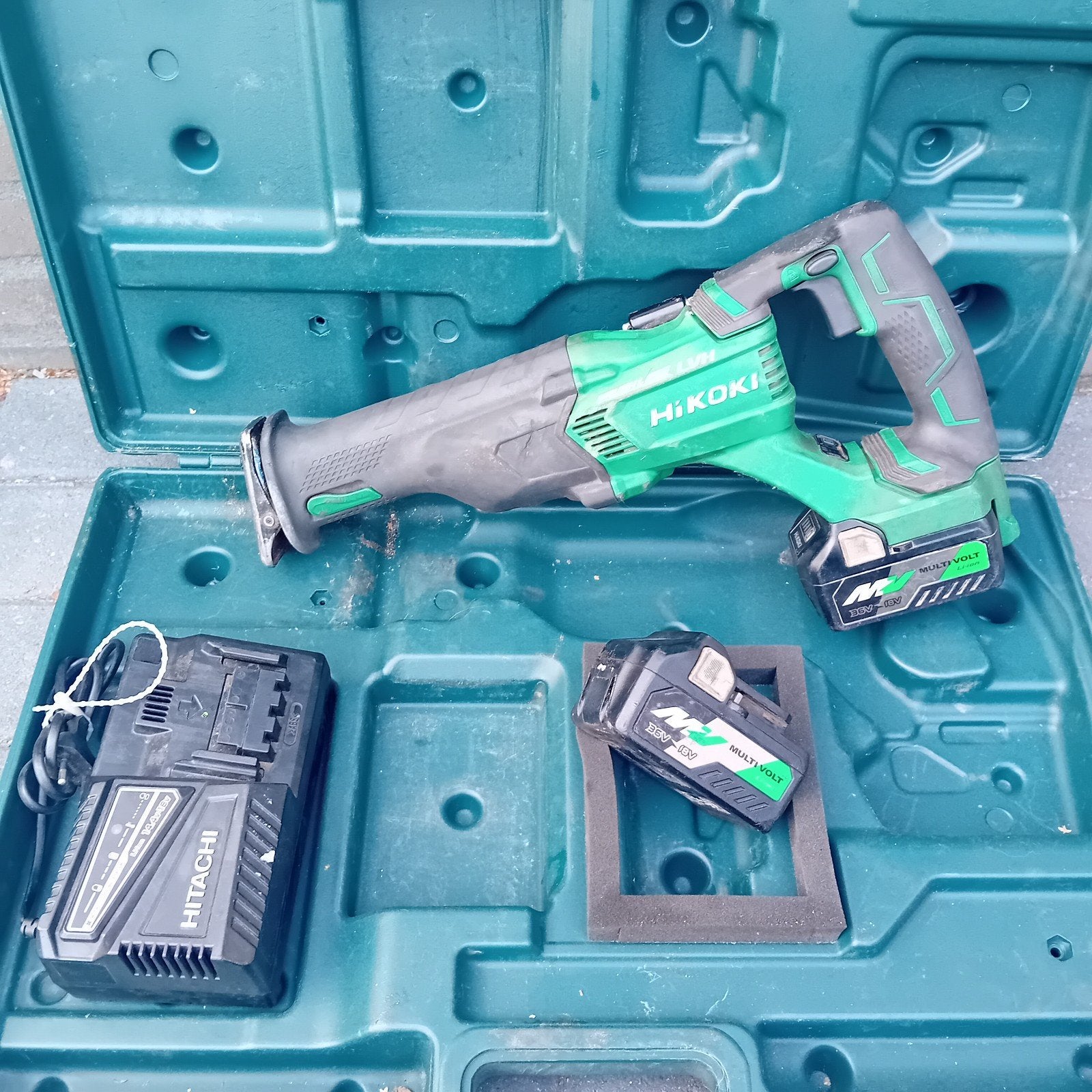 Hikoki CR18DBL reciprozaag 18V 5.0Ah, Doe-het-zelf en Verbouw, Gereedschap | Boormachines, Ophalen, Gebruikt, Overige typen