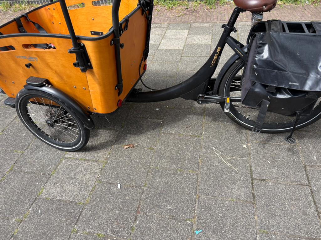 Vogue superior 3 veiligheidscertificaat en aankoopbon, Fietsen en Brommers, Fietsen | Bakfietsen, Overige merken, 4 kinderen of meer