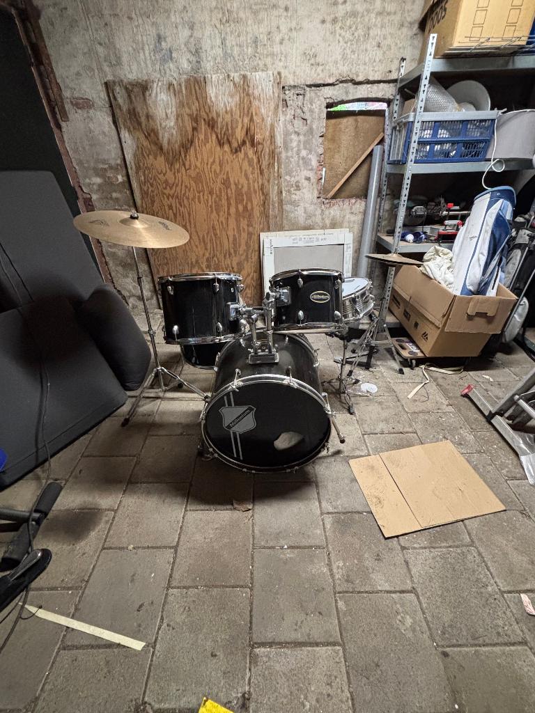 Drumstel, Muziek en Instrumenten, Drumstellen en Slagwerk, Ophalen, Gebruikt, Overige merken