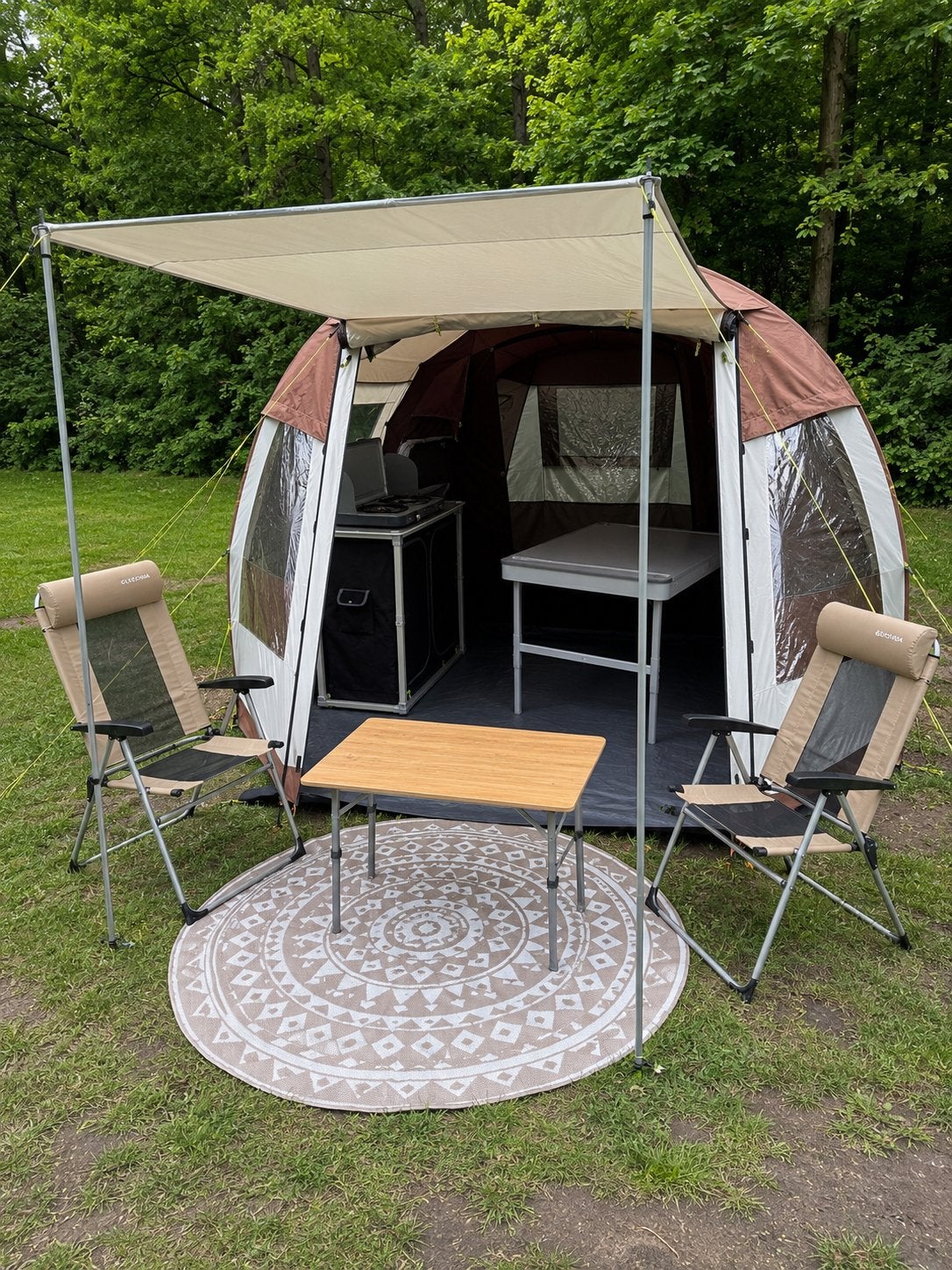 RW Arco 300 Air Opblaasbare Tent - Zo goed als nieuw, Ophalen, Zo goed als nieuw, Tot en met 3