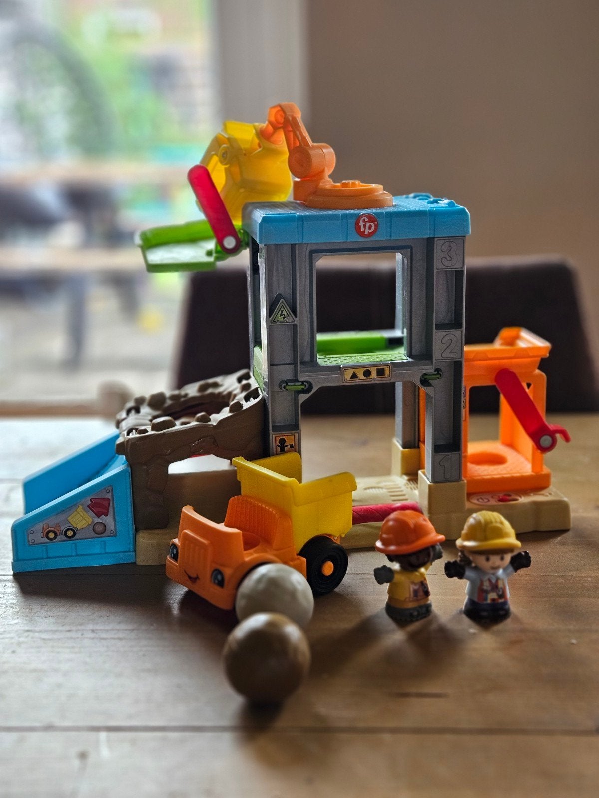 Fisher-Price Little People Bouwplaats Speelset, Ophalen, Jongen of Meisje