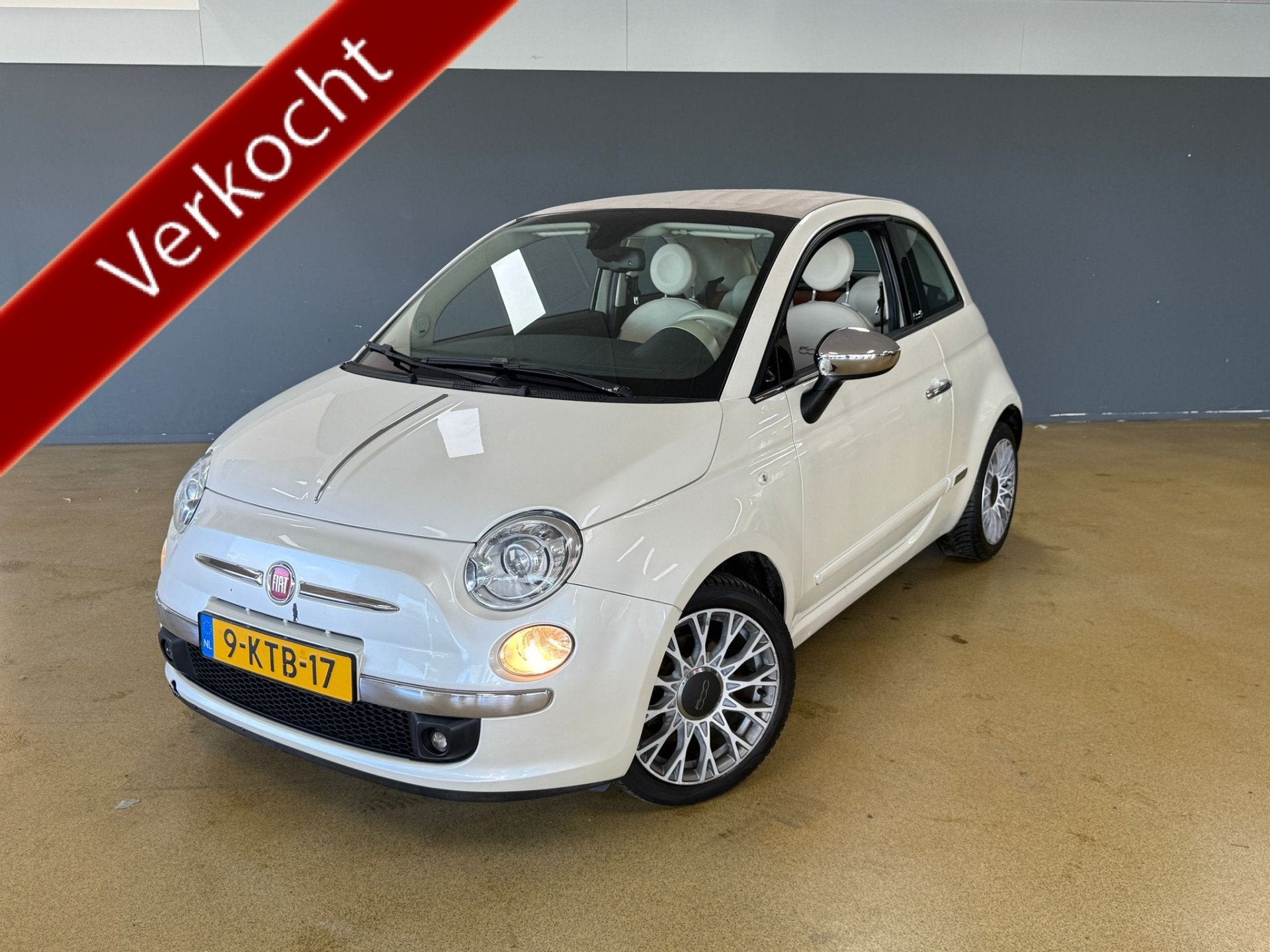 Fiat 500C 0.9 TwinAir Lounge | Cabrio | Airco | Automaat., Auto's, Fiat, Euro 5, Gebruikt, 31 €/maand, Cabriolet