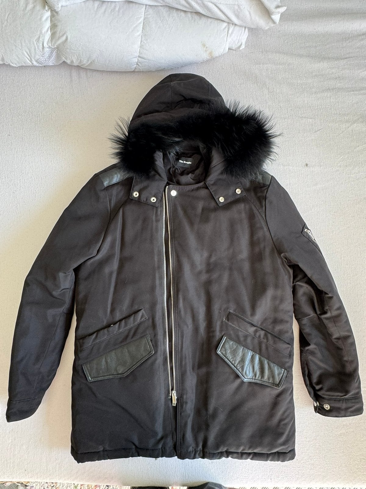 In Nieuwstaat! Originele The Kooples winterjas maat L Zwart!, Ophalen of Verzenden, Zo goed als nieuw, Maat 52/54 (L), Zwart