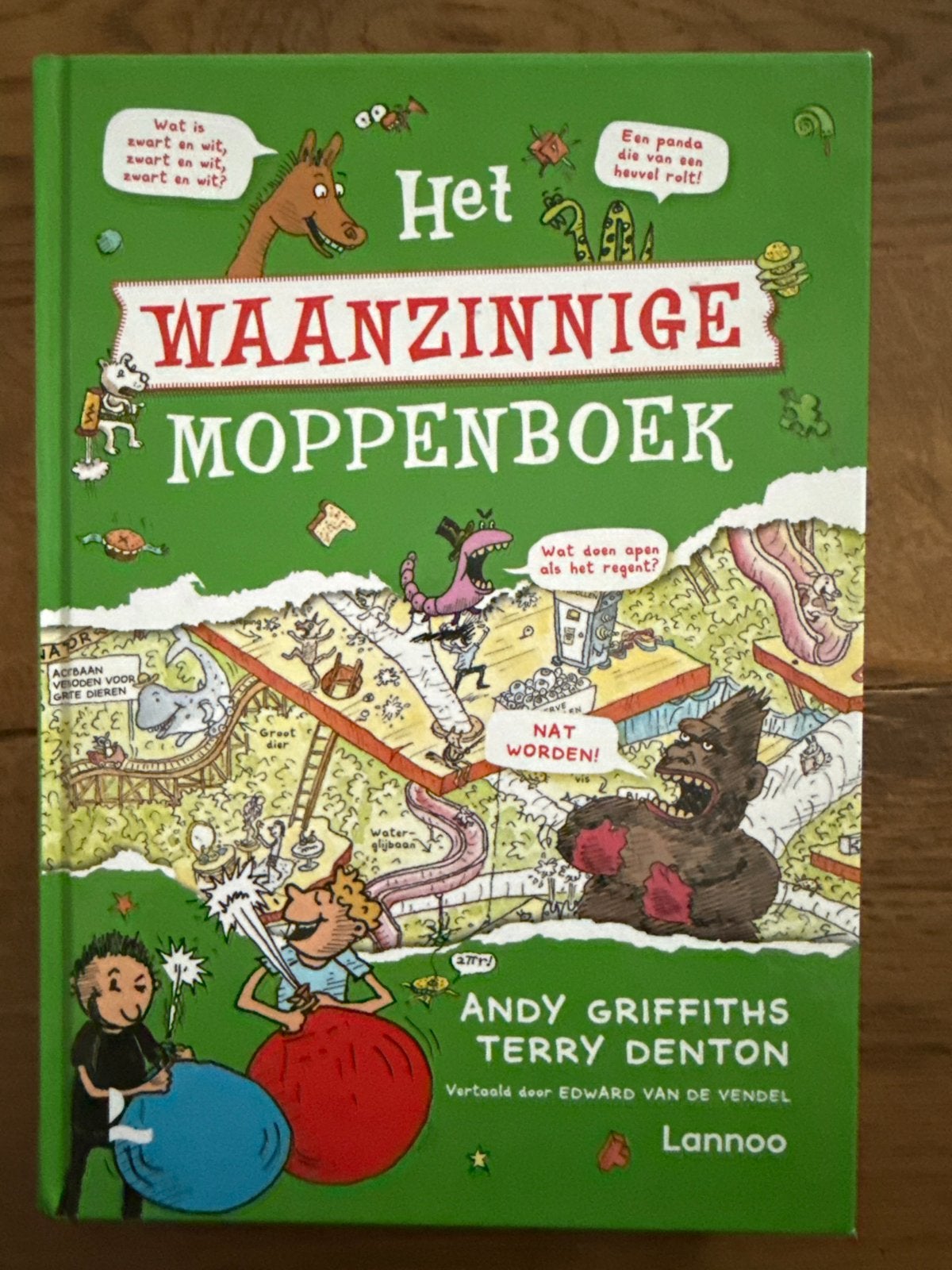 Het Waanzinnige Moppenboek - Andy Griffiths, Ophalen, Zo goed als nieuw, Moppen