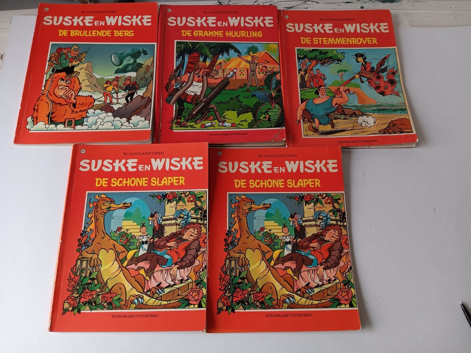 Suske en wiske strips, Boeken, Stripboeken, Meerdere stripboeken, Ophalen of Verzenden, Gelezen