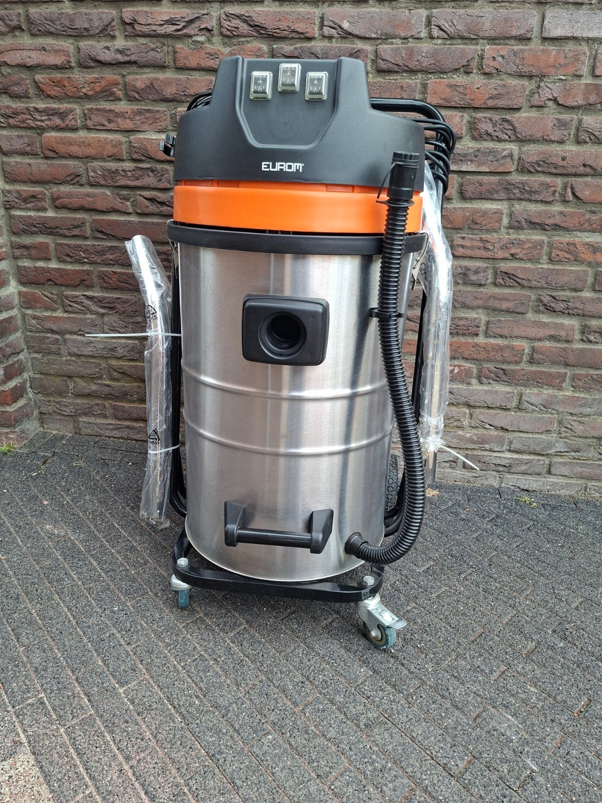 grote bouwstofzuiger nat/droog zuiger Eurom 3080, Ophalen