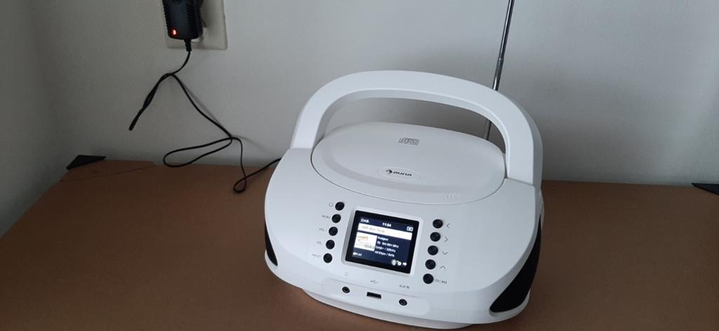 Auna Radio met CD-speler - Bluetooth - DAB | Internetradio, Ophalen of Verzenden, Zo goed als nieuw