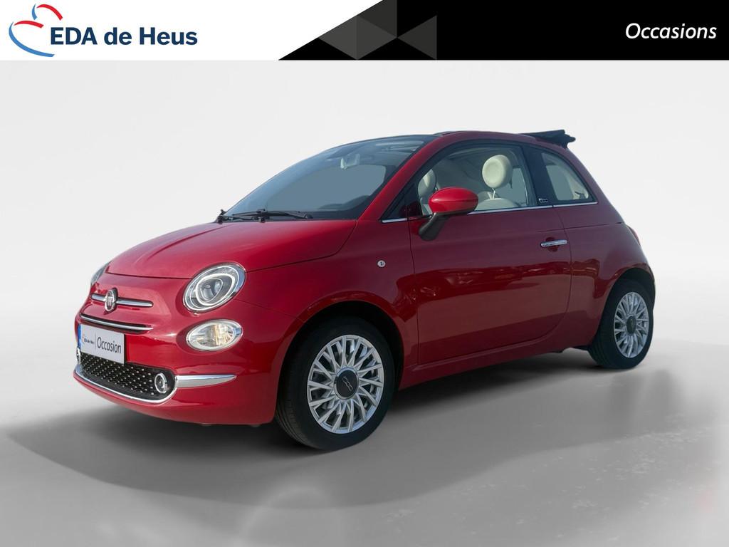 Fiat 500 C 0.9 TwinAir Turbo Lounge | Parkeersensoren | Blue, Auto's, Voorwielaandrijving, 12 maanden, Euro 6, Origineel Nederlands