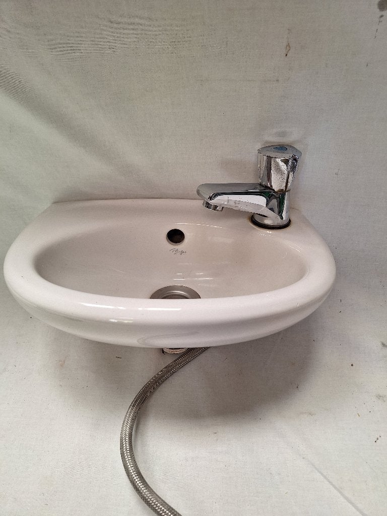 Plieger fontein set wastafel keramiek toilet, Ophalen of Verzenden, Gebruikt, Toilet