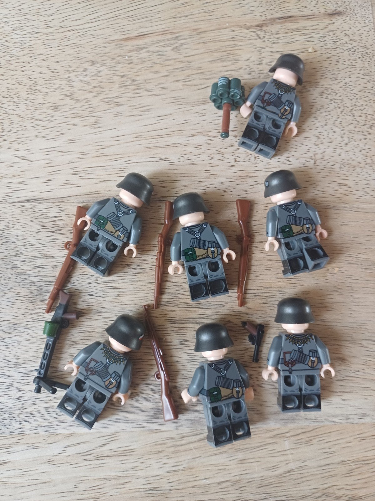 lego compatibel duitse soldaten, Verzenden, Landmacht, Duitsland, Miniatuur of Beeldje